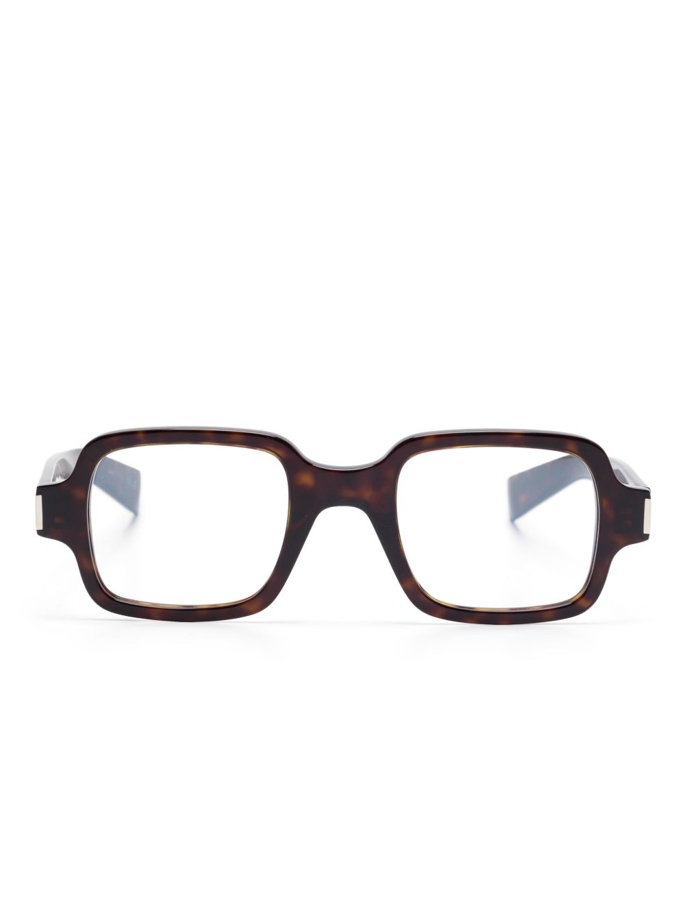 Saint Laurent Eyewear 玳瑁纹效果眼镜 - 褐色