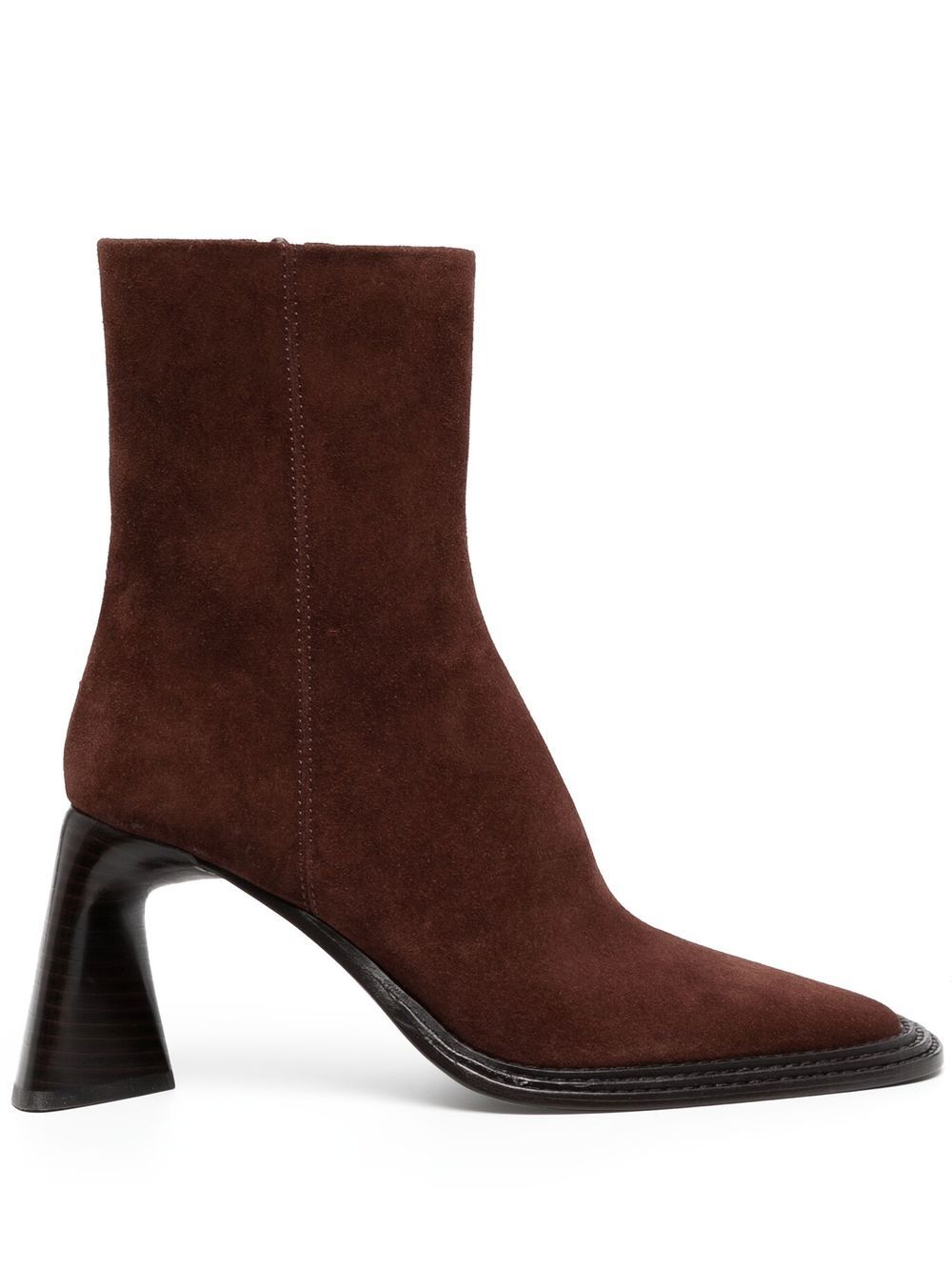 Alexander Wang Booker 高跟及踝靴 - 褐色