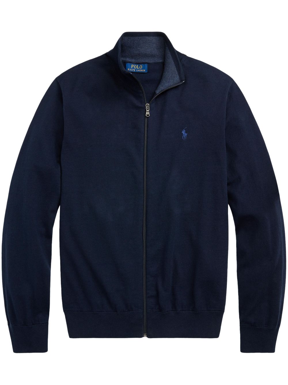 Polo Ralph Lauren Polo Pony 正面拉链棉卫衣 - 蓝色
