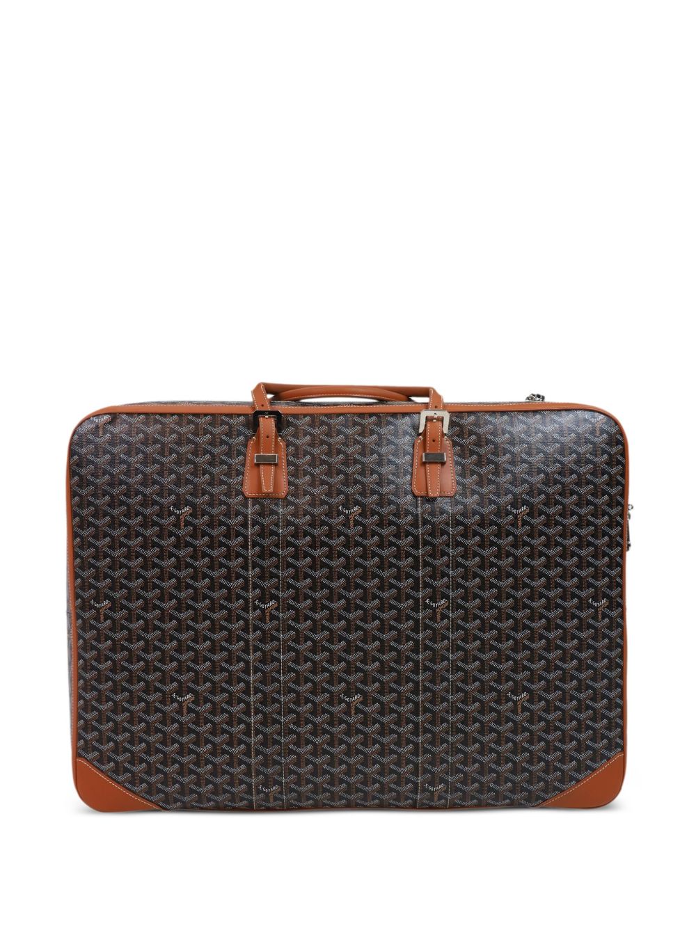 Goyard Pre-Owned Goyardine 帆布旅行包 （ 典藏款 ） - 黑色