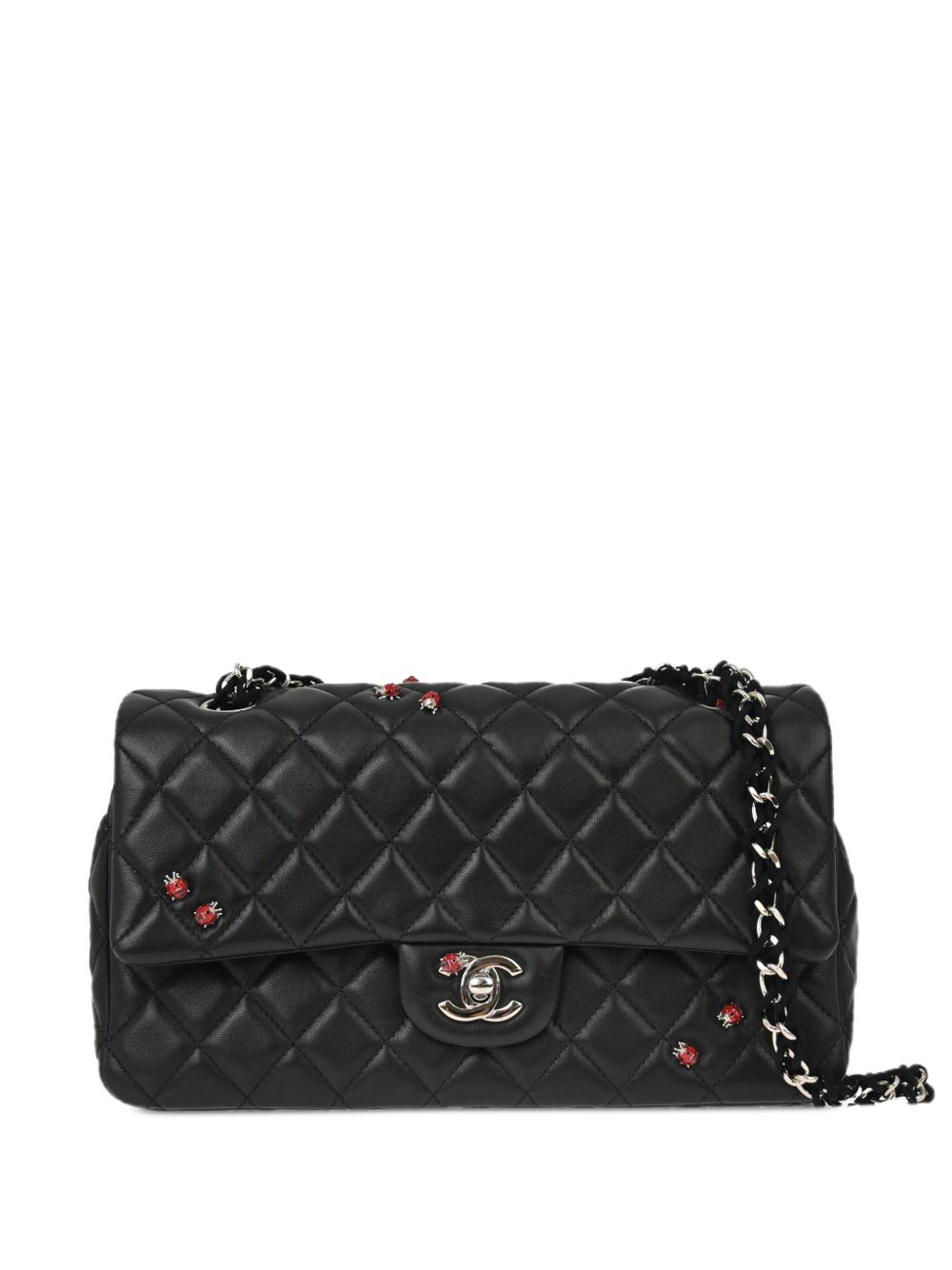 CHANEL Pre-Owned Ladybug Classic Flap 单肩包（2010年典藏款） - 黑色