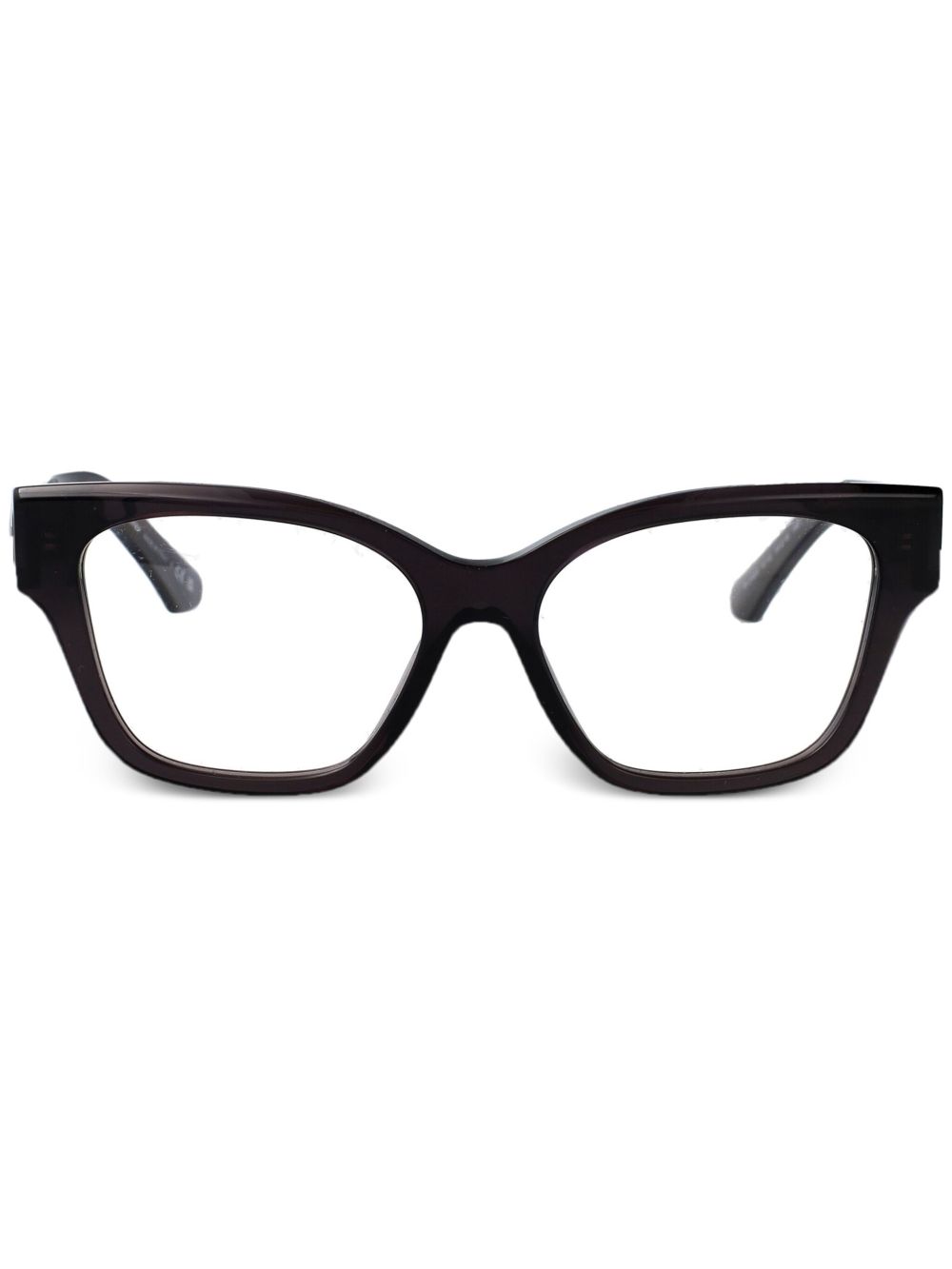 Burberry Eyewear 猫眼框眼镜 - 灰色