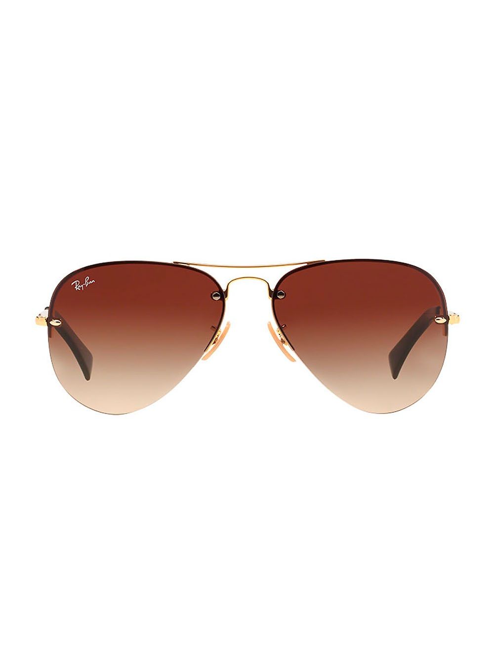 Ray-Ban 醋酸纤维飞行员太阳眼镜 - 褐色