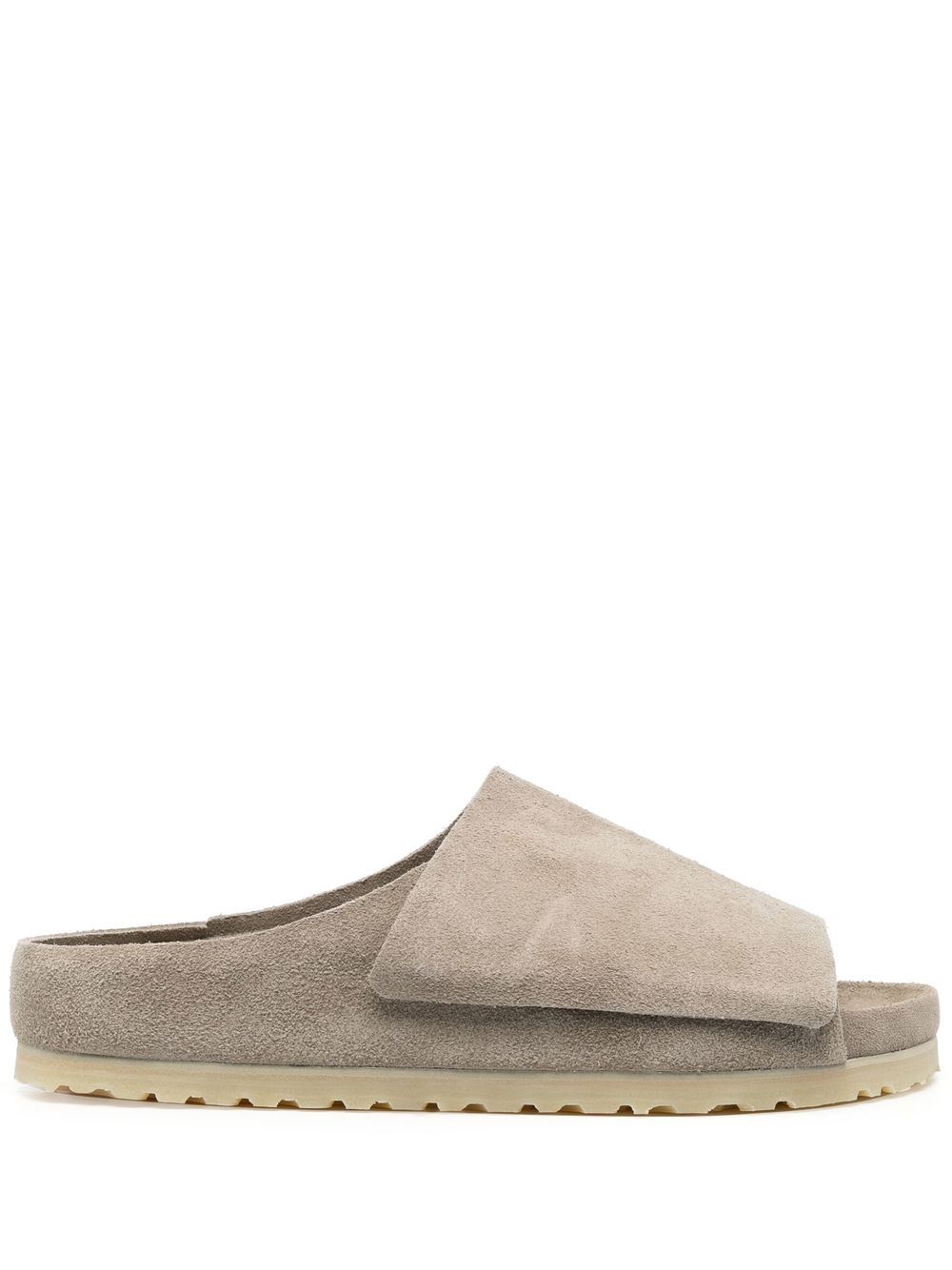 Fear Of God 绒面小牛皮露趾拖鞋 - 中性色