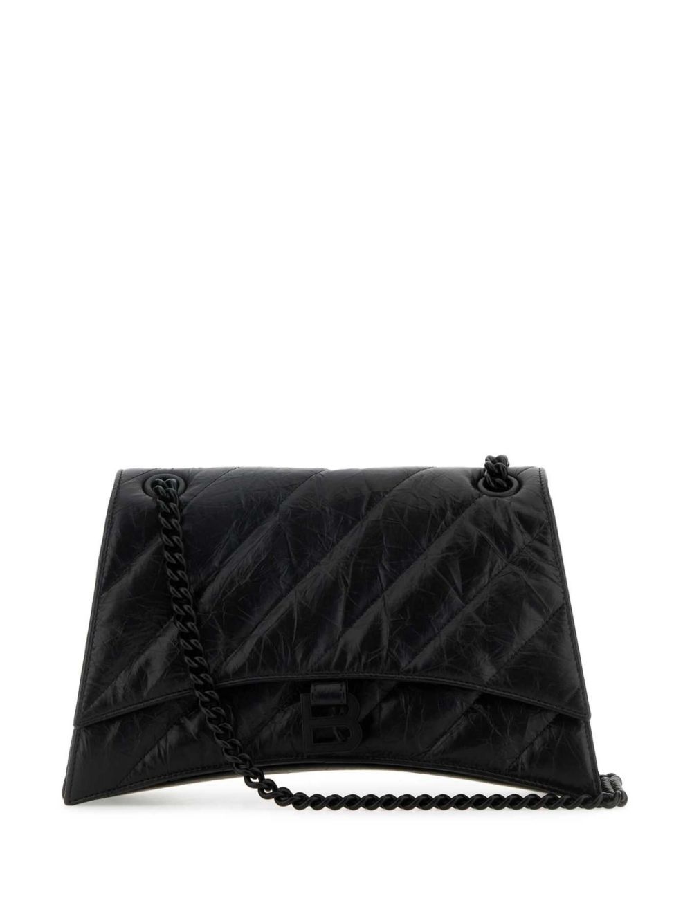 Balenciaga Crush 单肩包 - 黑色