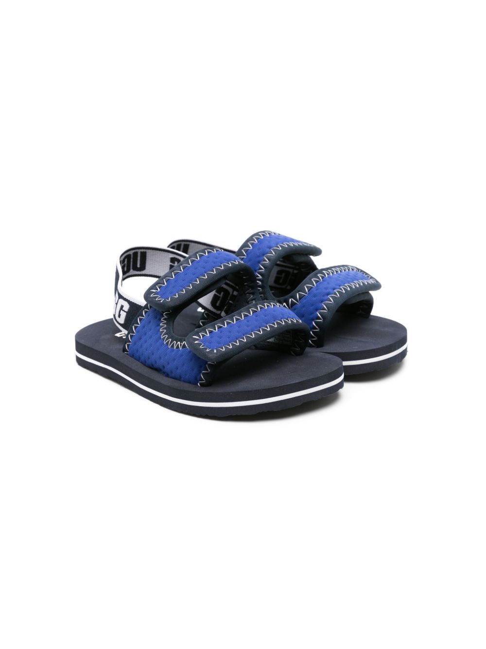 UGG Kids Lennon 裹踝凉鞋 - 蓝色