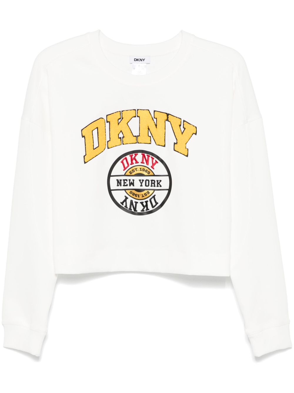 DKNY Varsity 套头衫 - 白色