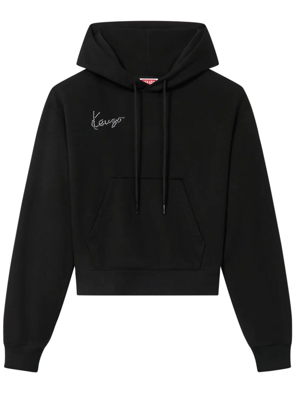 Kenzo Star Tiger 刺绣连帽衫 - 黑色