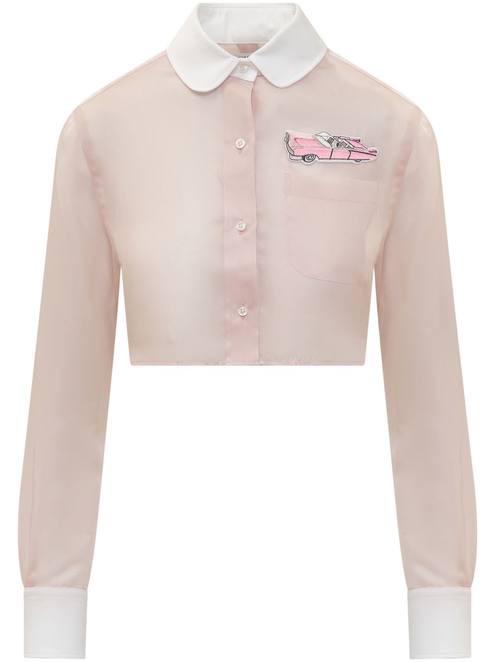 Thom Browne 贴花细节衬衫 - 粉色