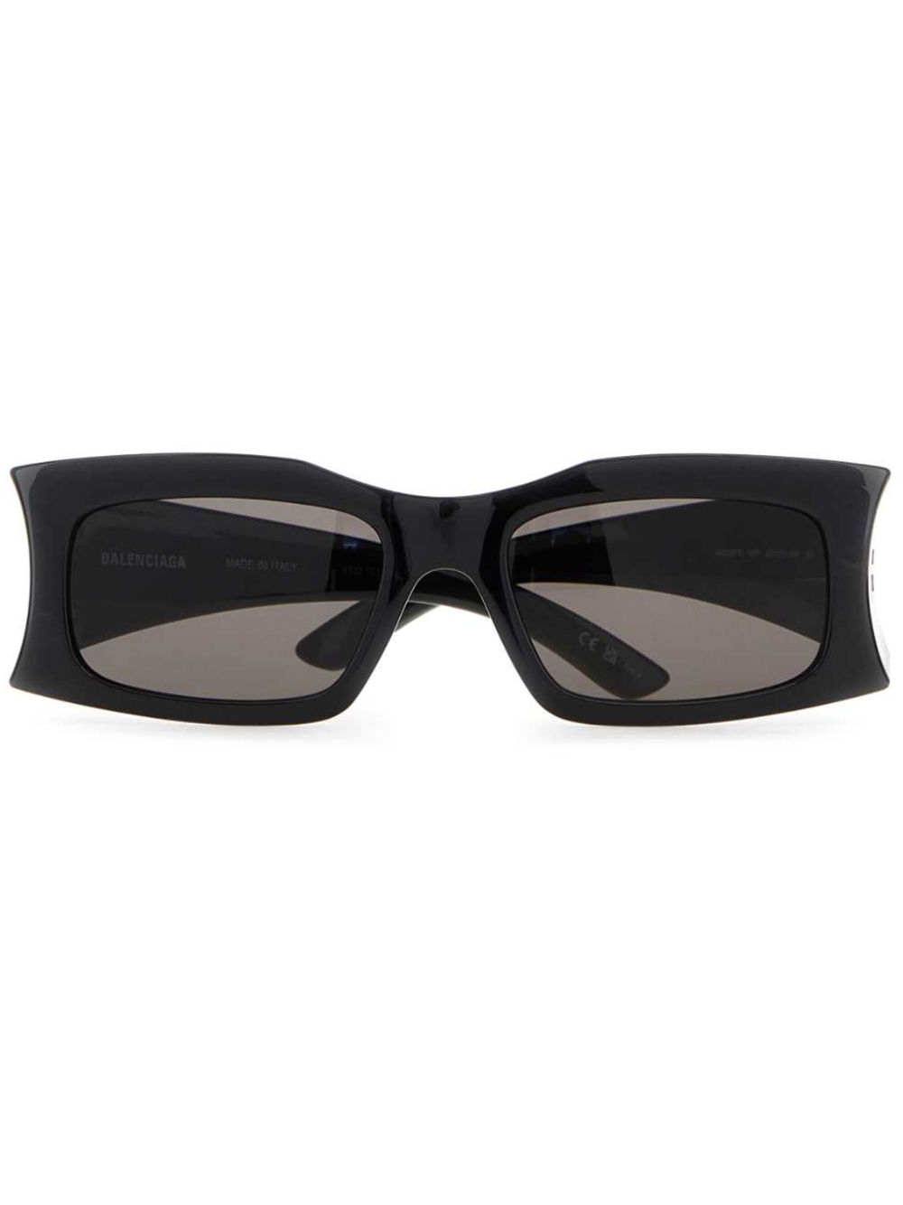 Balenciaga Eyewear Hourglass 方框太阳眼镜 - 黑色