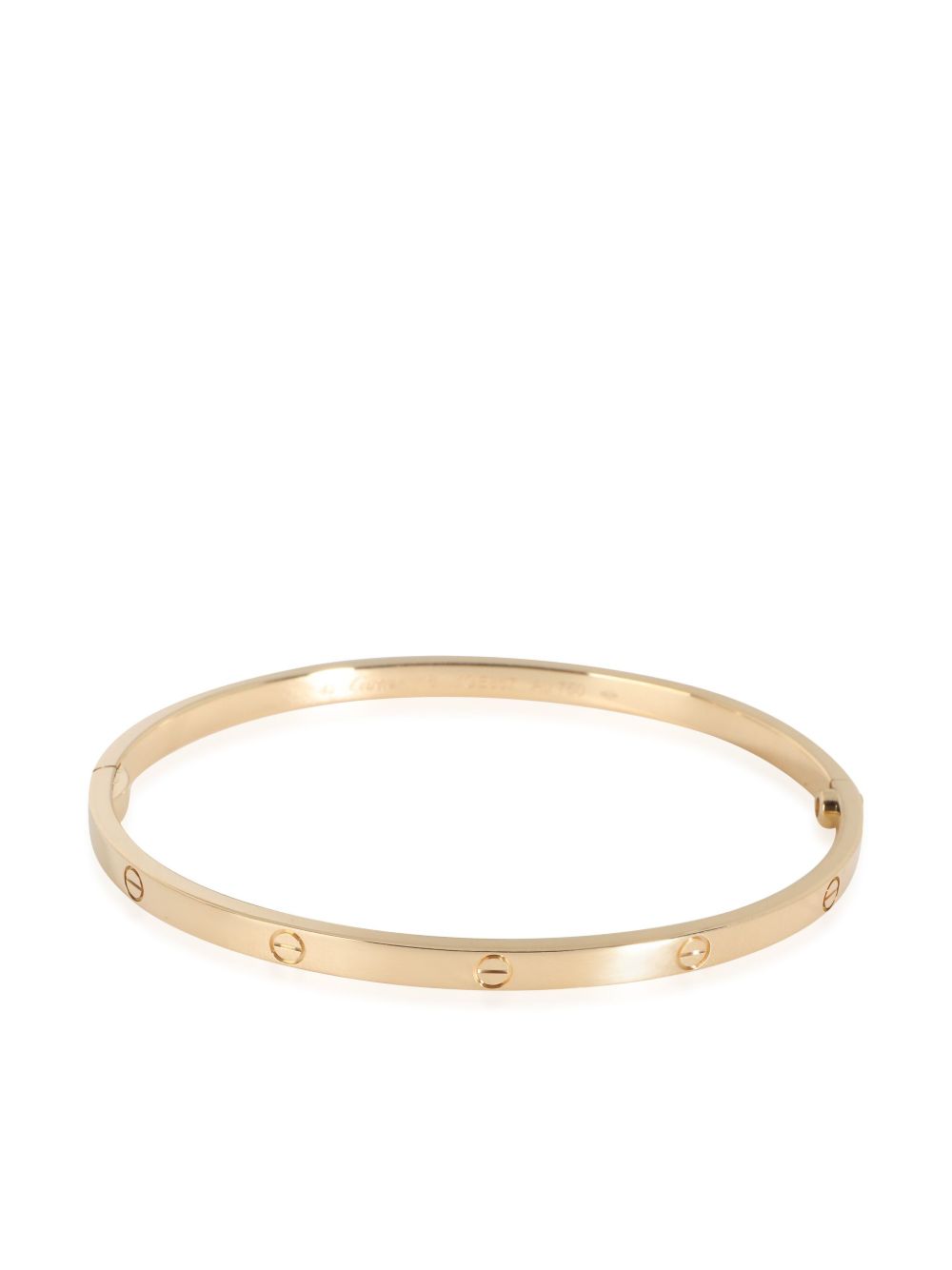 Cartier Love 18K黄金小号手链（典藏款） - 金色