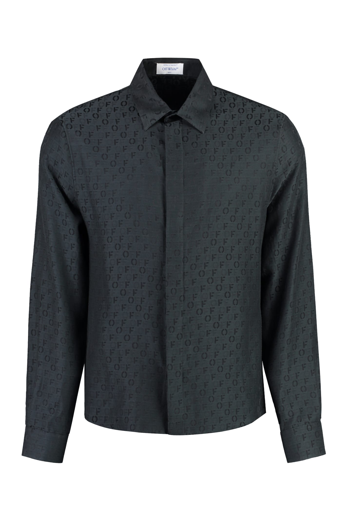 Off-White Silk-cotton Blend Shirt