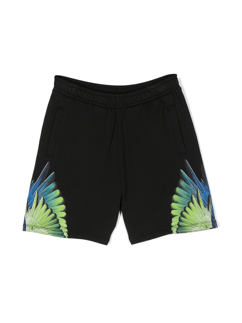 Marcelo Burlon County Of Milan Kids Icon Wings 运动短裤 - 黑色