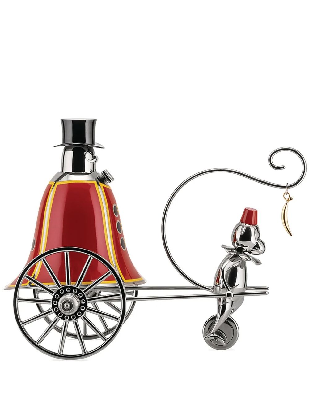 Alessi Ringleader 金属感雕塑品 - 红色