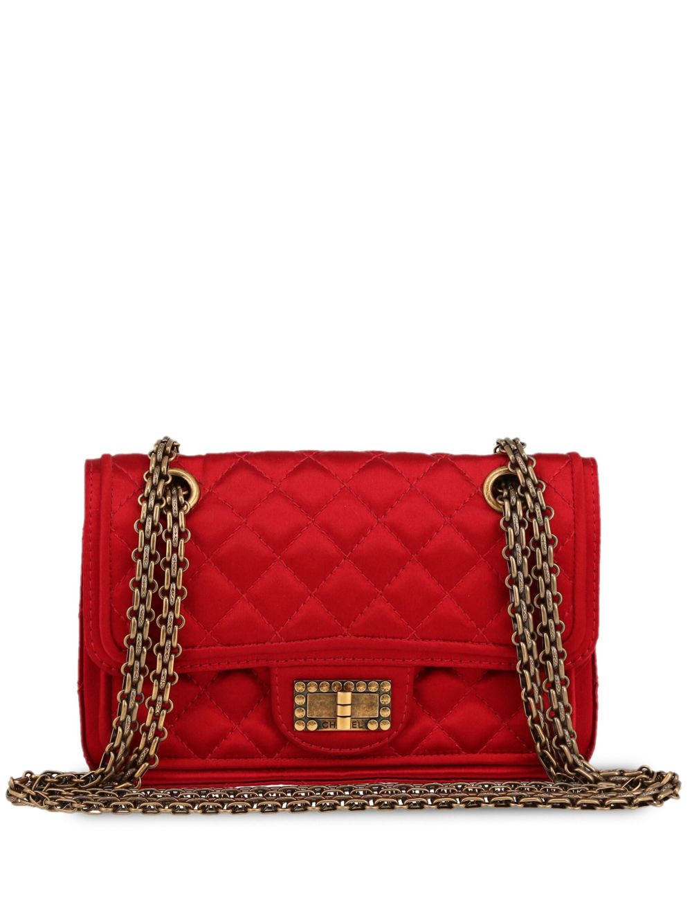 CHANEL Pre-Owned 2.55 Reissue 单肩包（2010年典藏款） - 红色