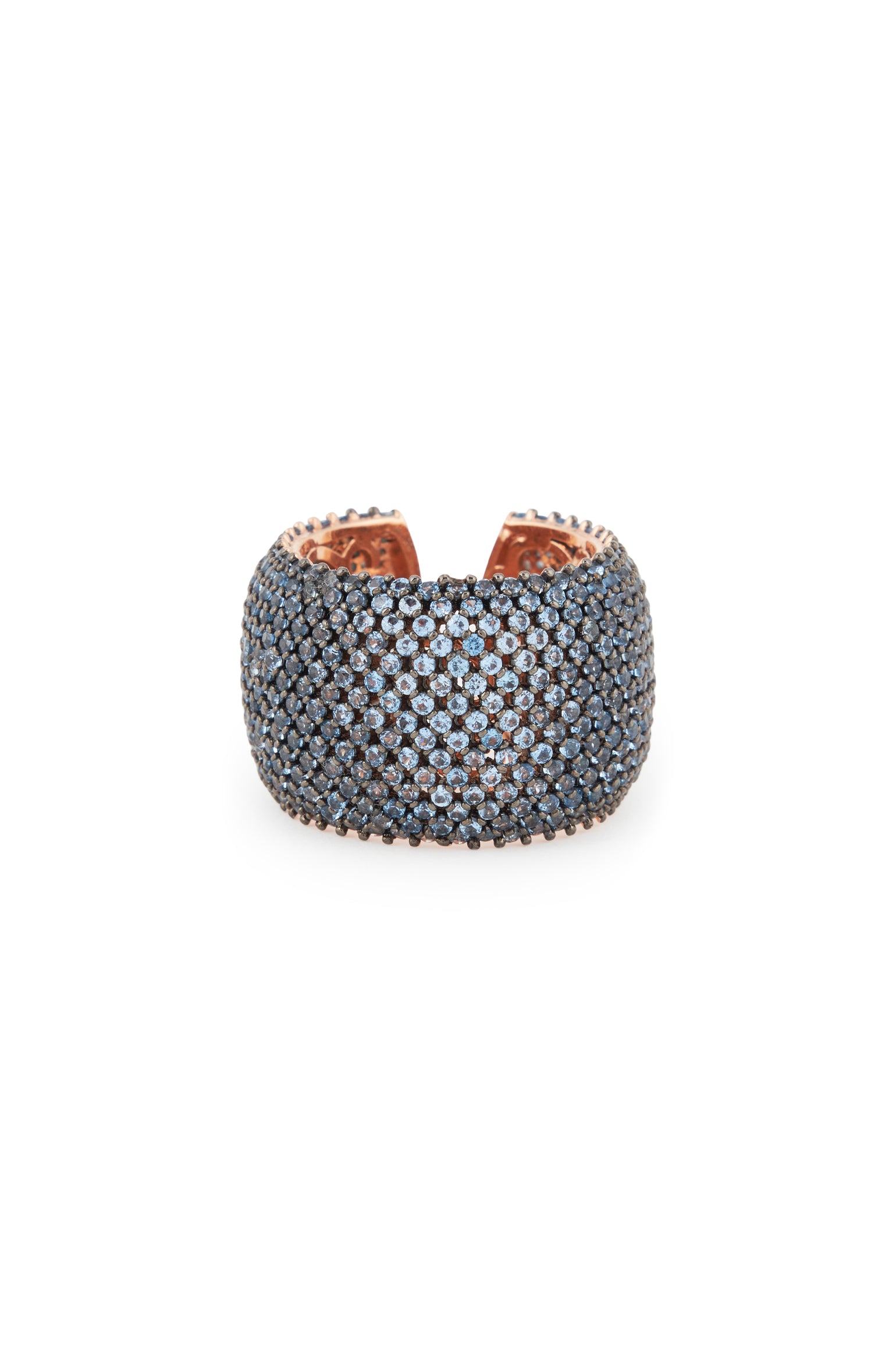 MELUSina BIJOUX Anello Pavé di Zirconi牛仔裤