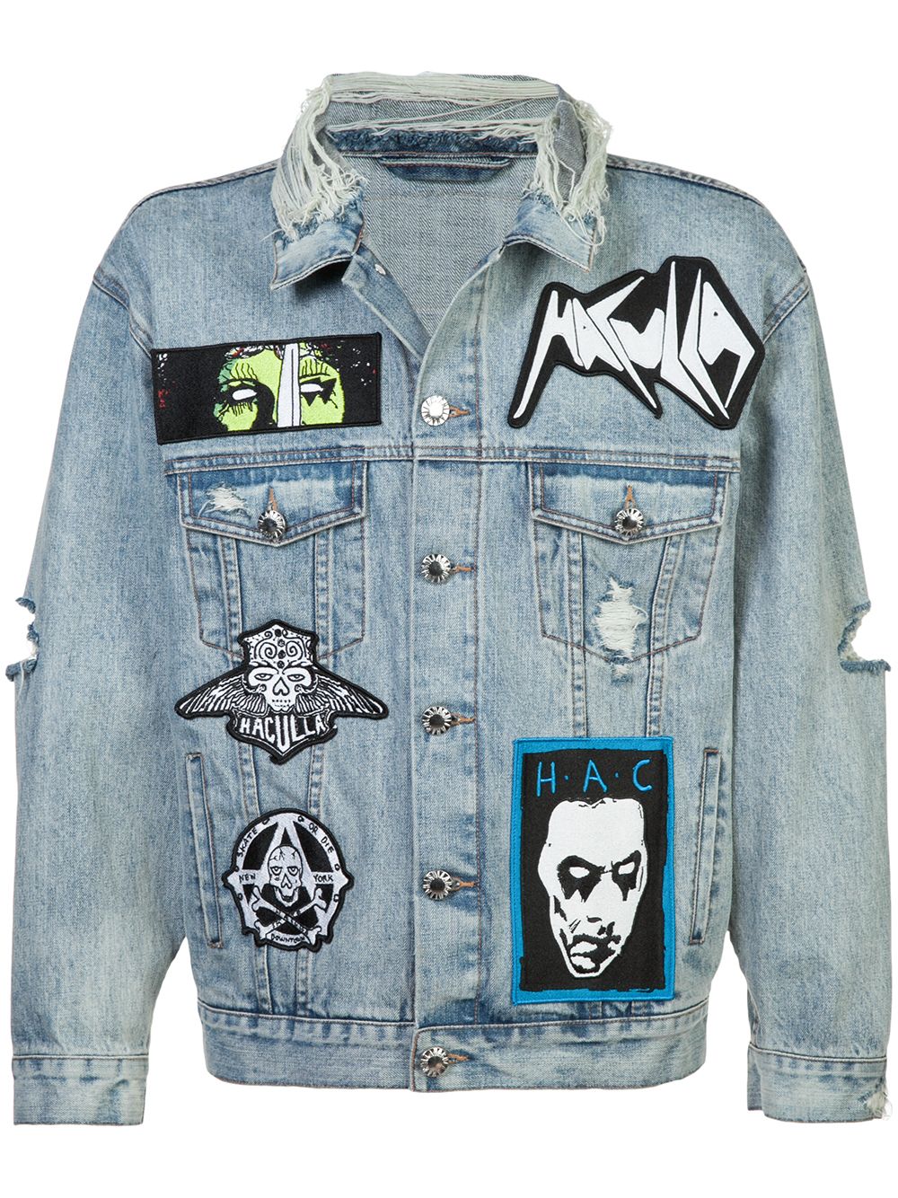 Haculla Mad Max牛仔夹克 - 蓝色