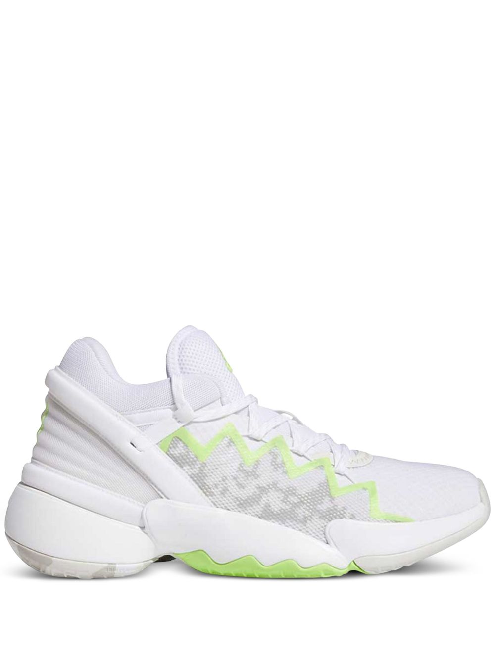 adidas D.O.N. Issue #2 White/Green 运动鞋 - 白色