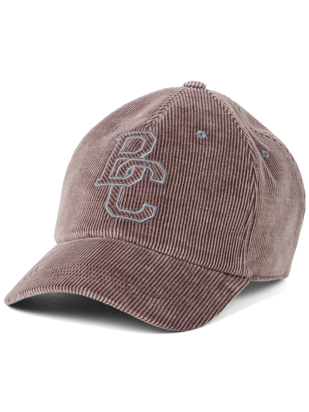 Brunello Cucinelli 经典logo刺绣棒球帽 - 紫色