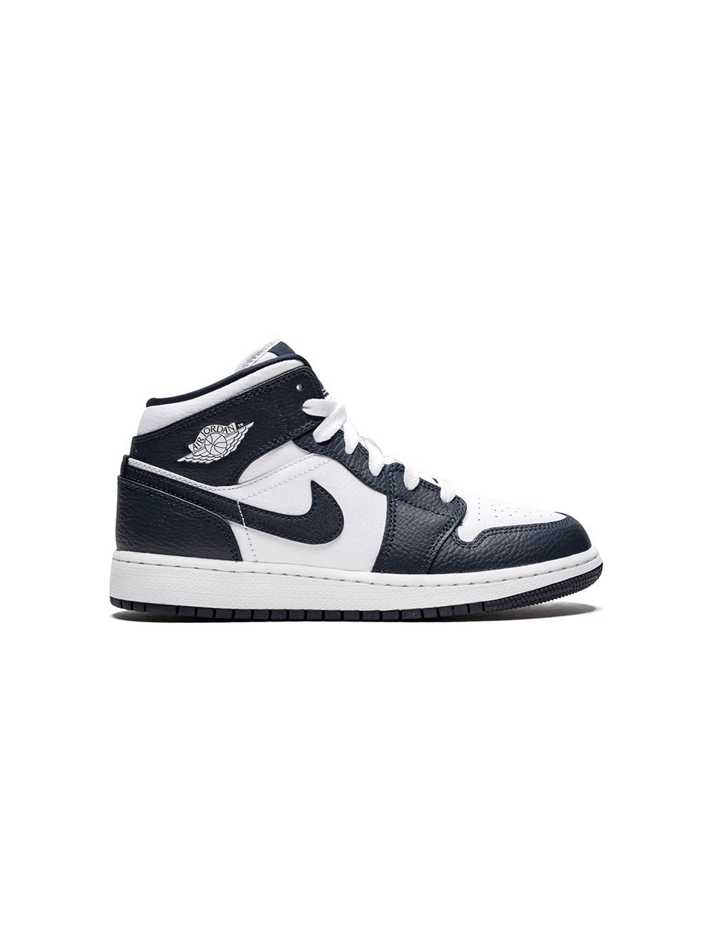 Jordan Kids Air Jordan 1 Mid板鞋 - 白色