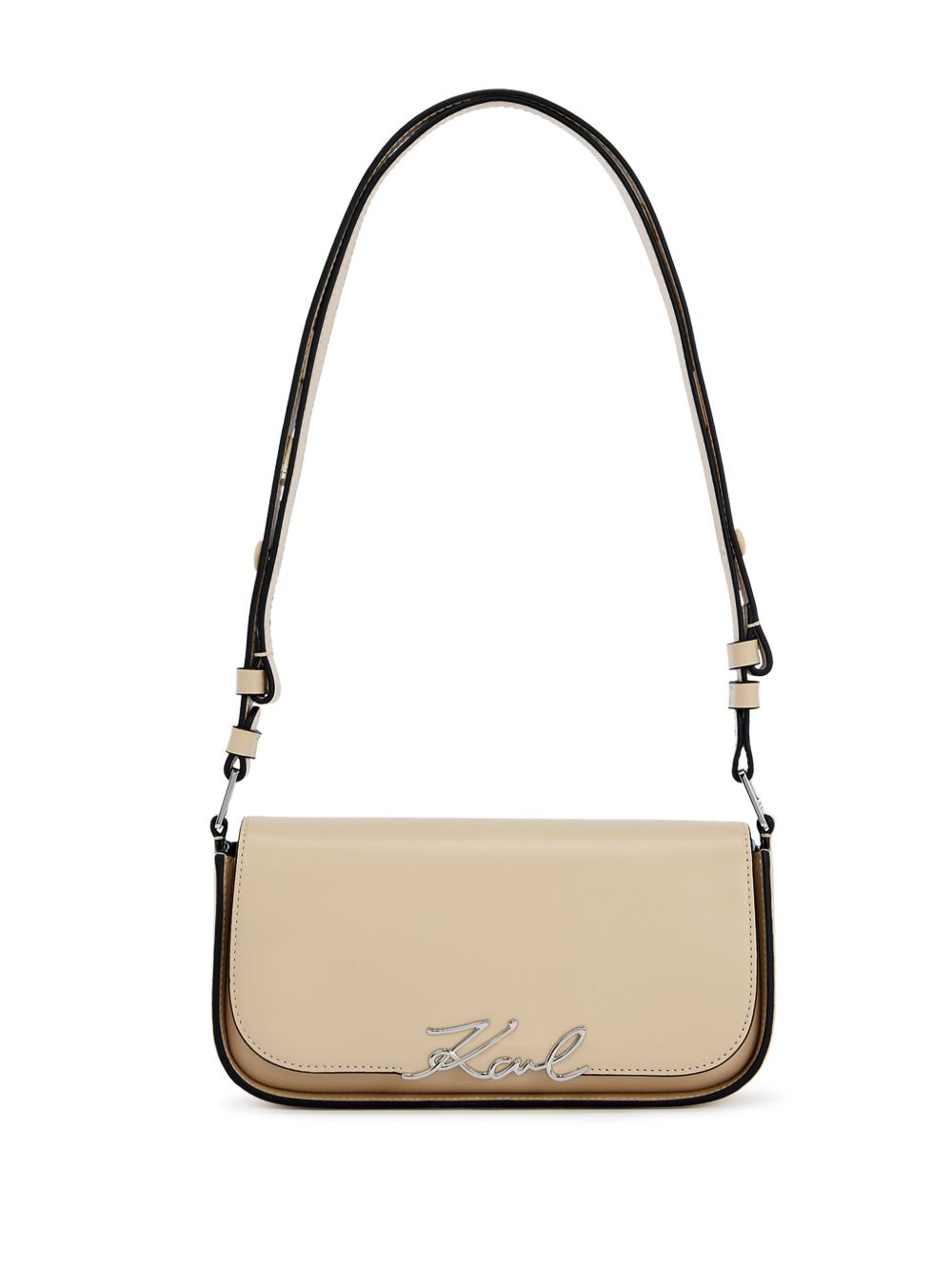 Karl Lagerfeld Signature 斜挎包 - 中性色