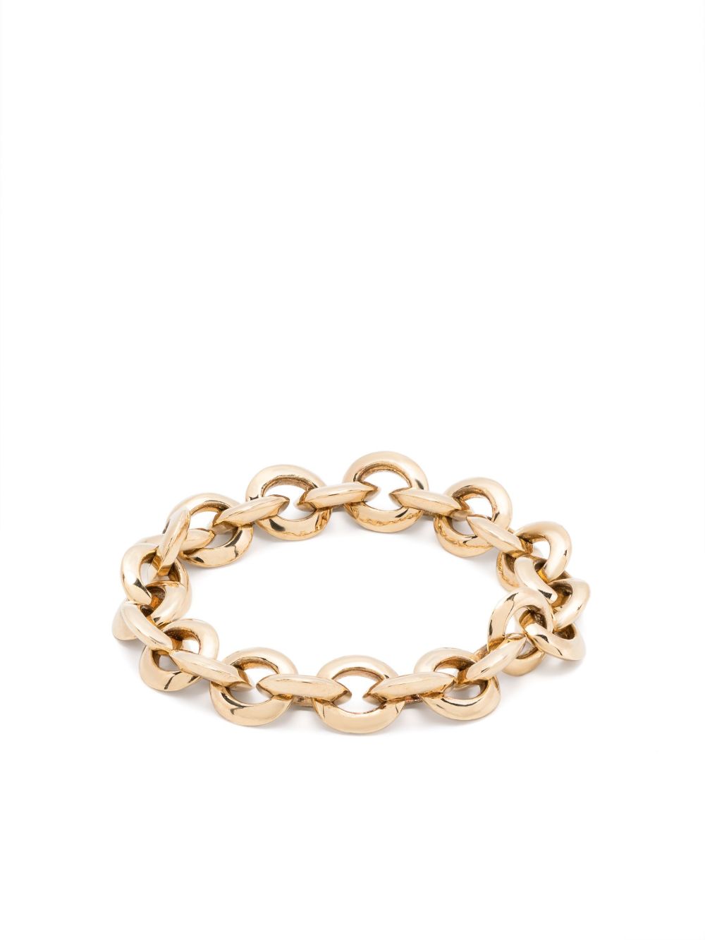 Lizzie Mandler Fine Jewelry 18K黄金 Micro Soft 链式戒指 - 黄色