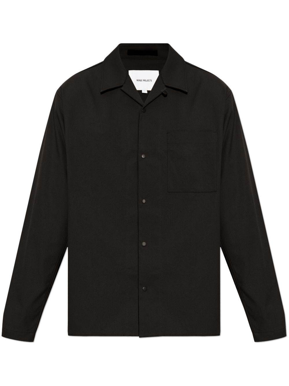 Norse Projects Carsten 斜纹布衬衫 - 黑色