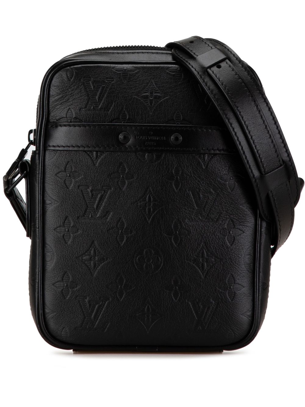 Louis Vuitton Pre-Owned Monogram Shadow Danube PM 斜挎包（2019年典藏款） - 黑色