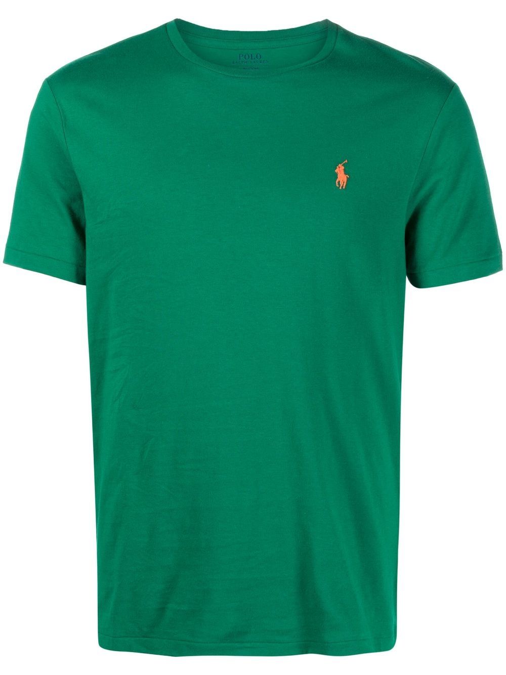 Polo Ralph Lauren logo刺绣短袖T恤 - 绿色