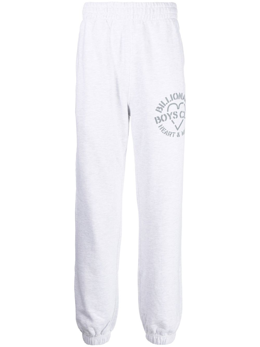 Billionaire Boys Club logo印花棉运动裤 - 灰色