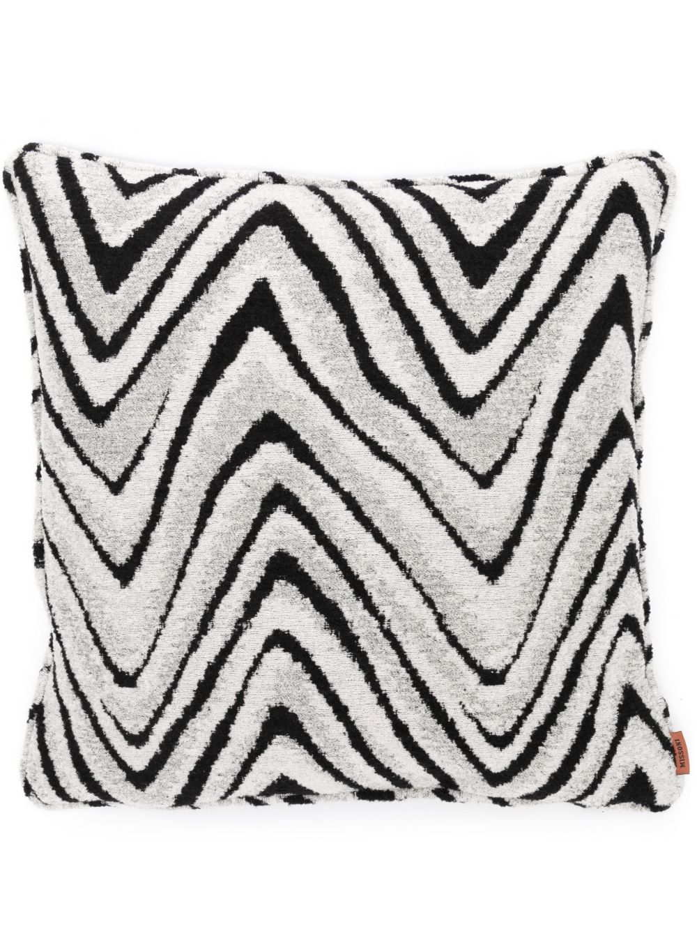 Missoni Home Z字形图案印花抱枕 - 灰色