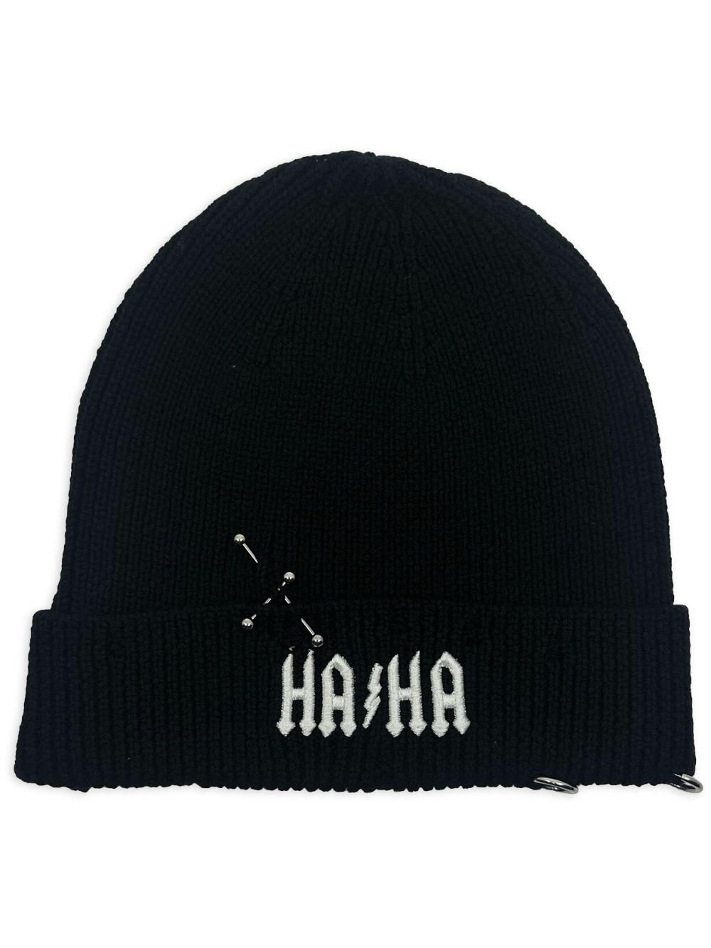 Haculla Ha Ha 羊毛套头帽 - 黑色
