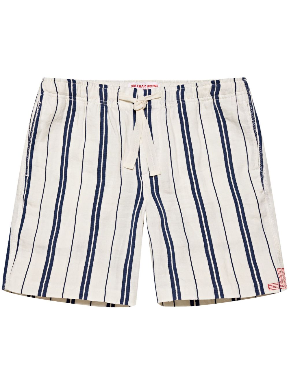 Orlebar Brown Alex Ribbon Striped 短裤 - 蓝色