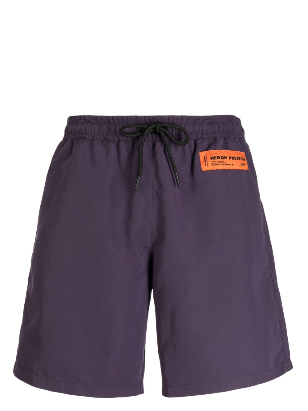 Heron Preston logo泳裤 - 紫色