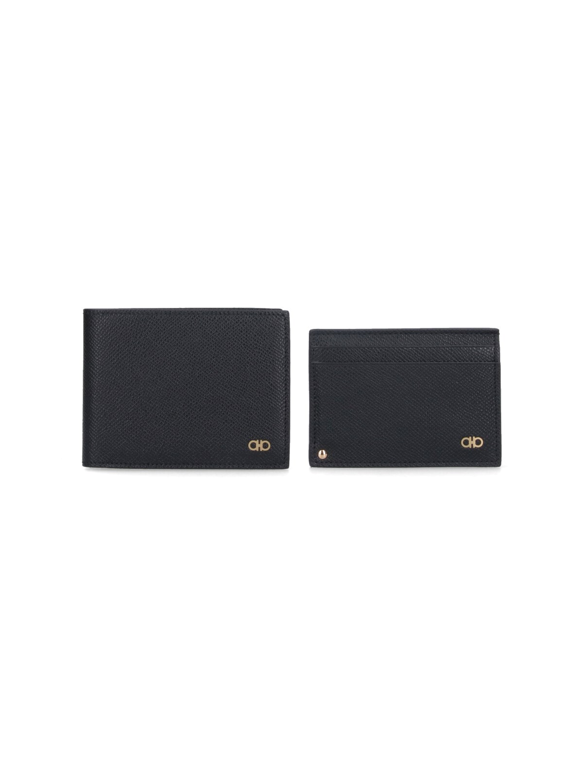 Ferragamo 'Gancini' Wallet And Card Holder Set