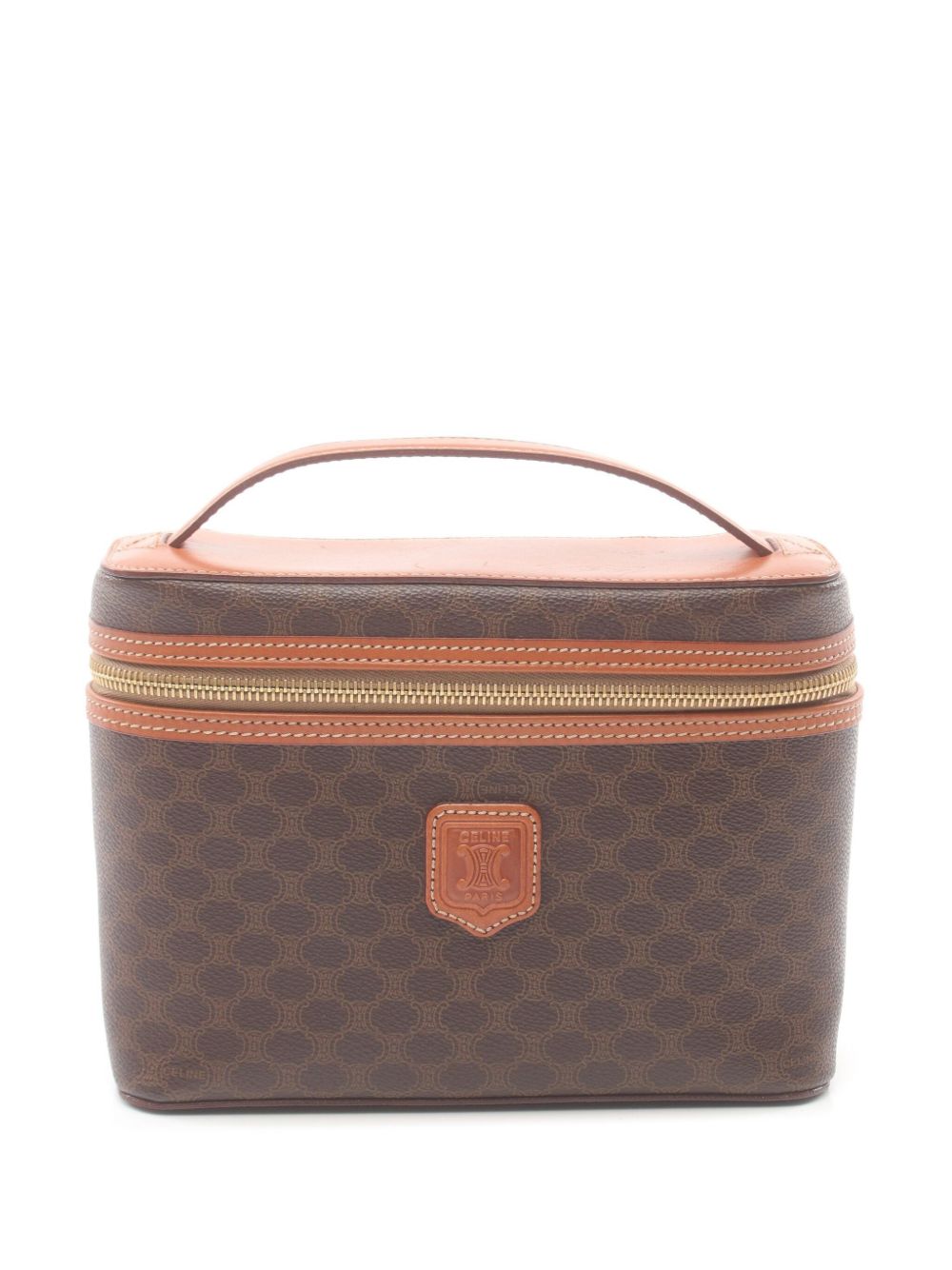 Céline Pre-Owned Macadam 化妆包（2000年代典藏款） - 褐色