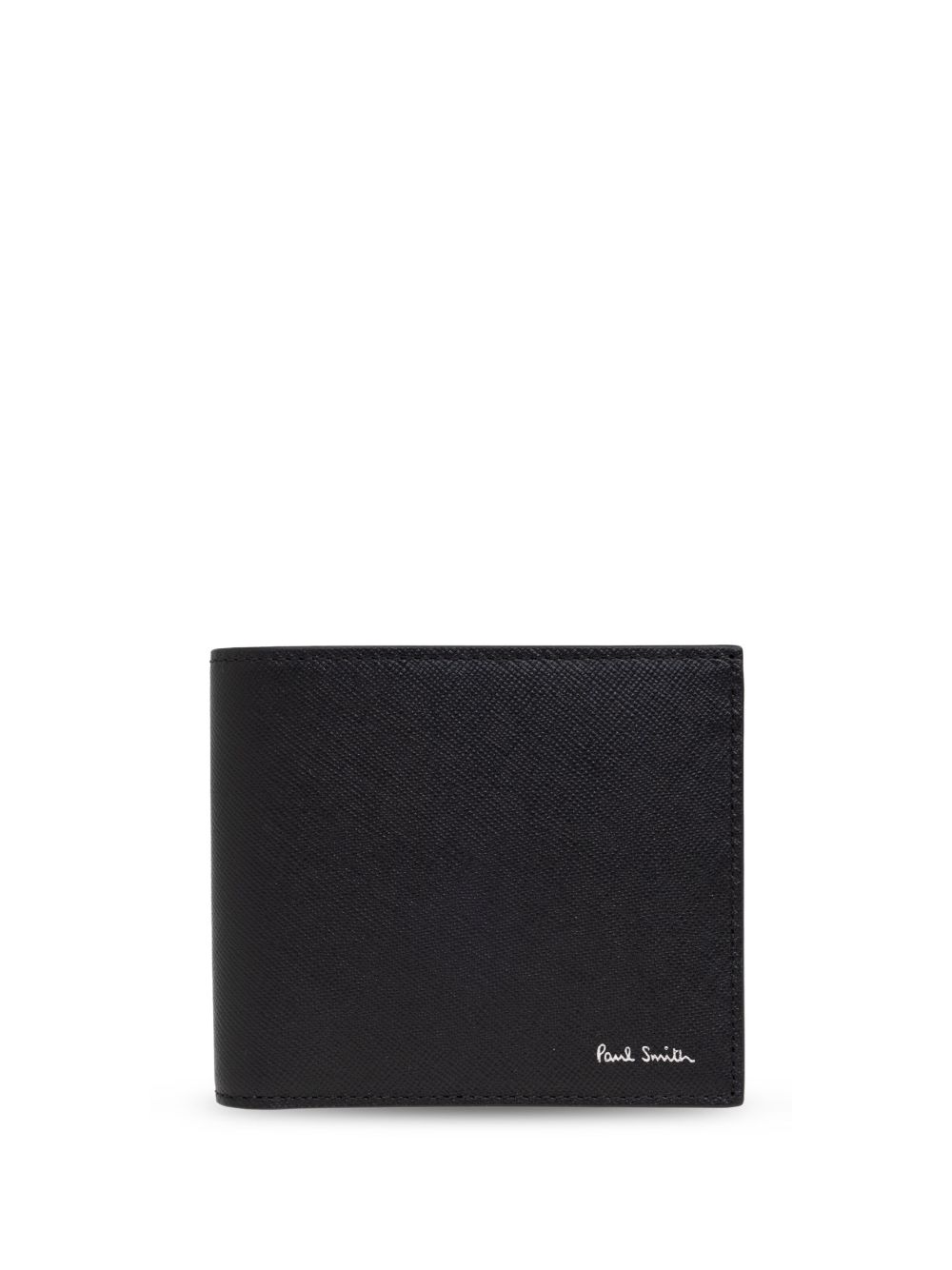 Paul Smith logo标记皮质钱包 - 黑色
