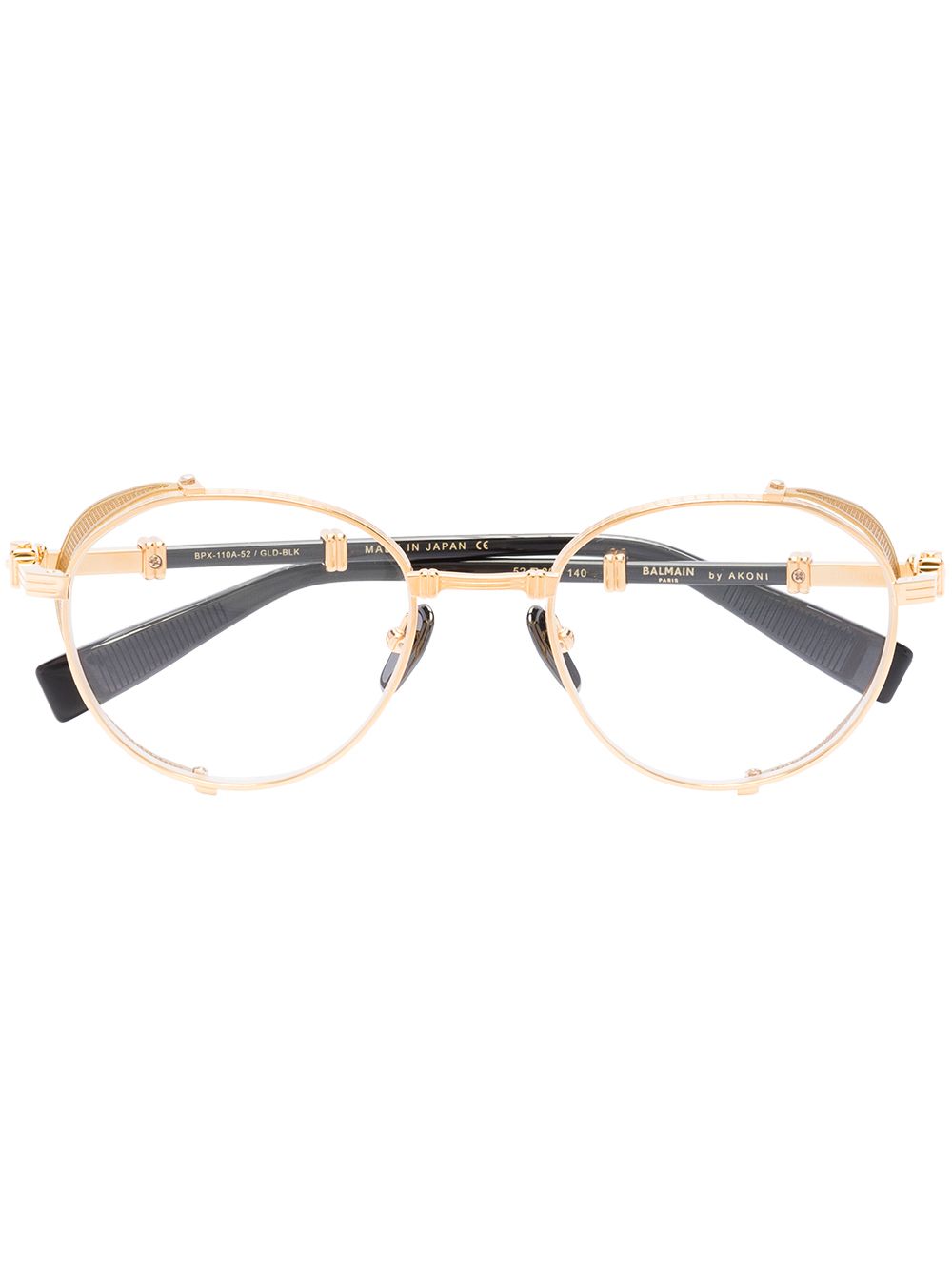 Balmain Eyewear Brigade-I 金色眼镜