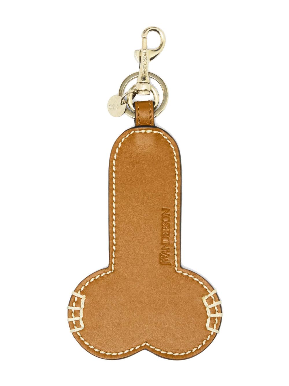 JW Anderson 皮质钥匙扣 - 褐色