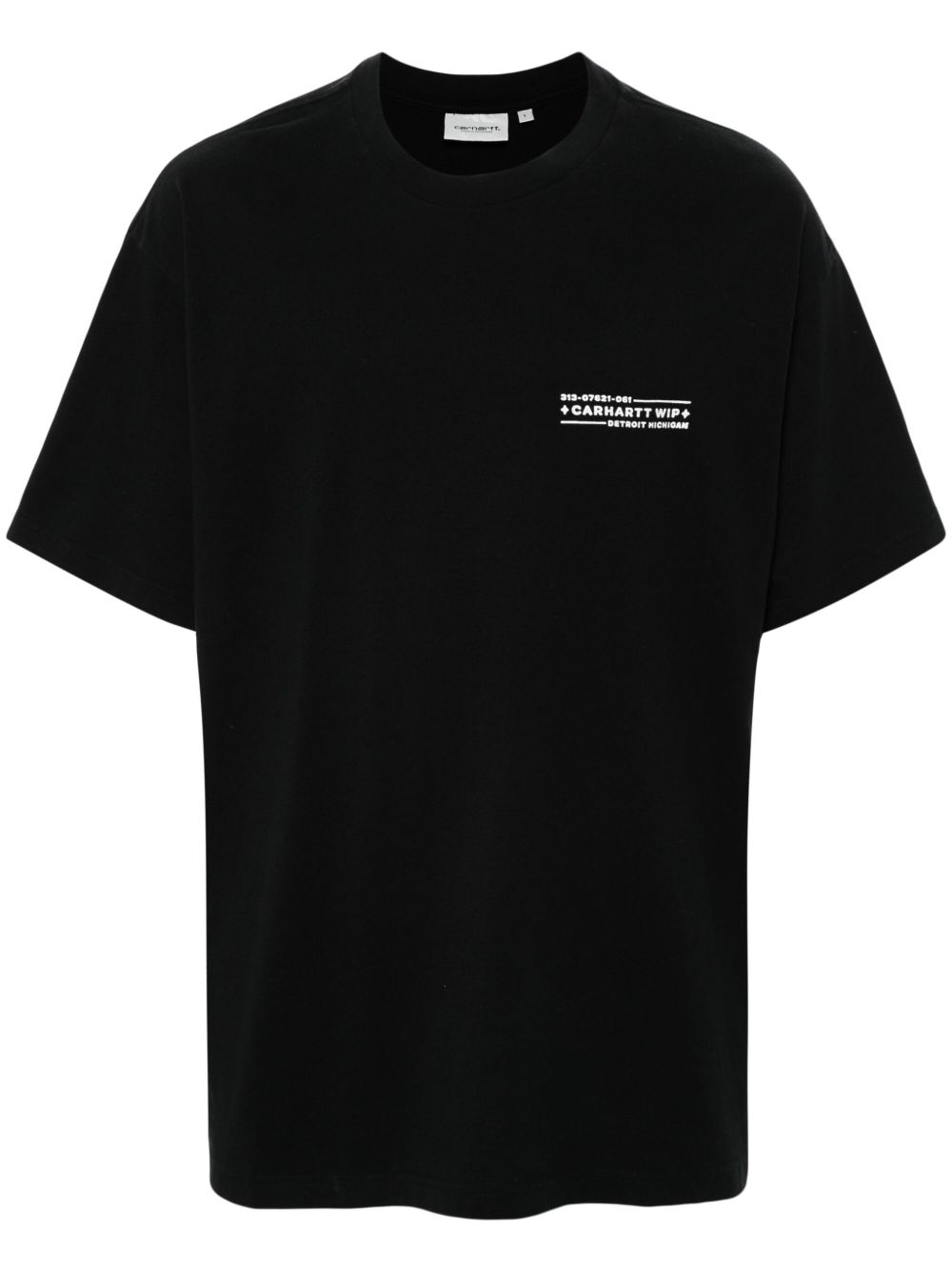Carhartt WIP Stamp logo印花T恤 - 黑色