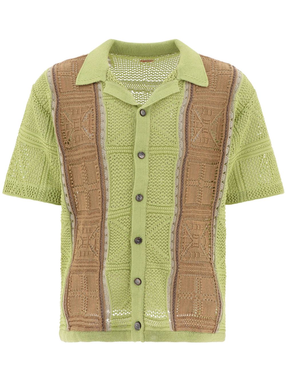 KAPITAL Tennessee Aloha polo衫 - 绿色