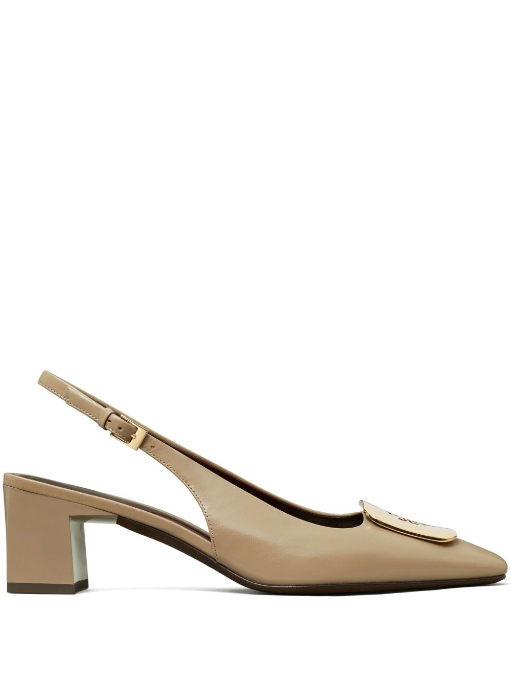 Tory Burch Georgia 裹踝中跟鞋 - 中性色