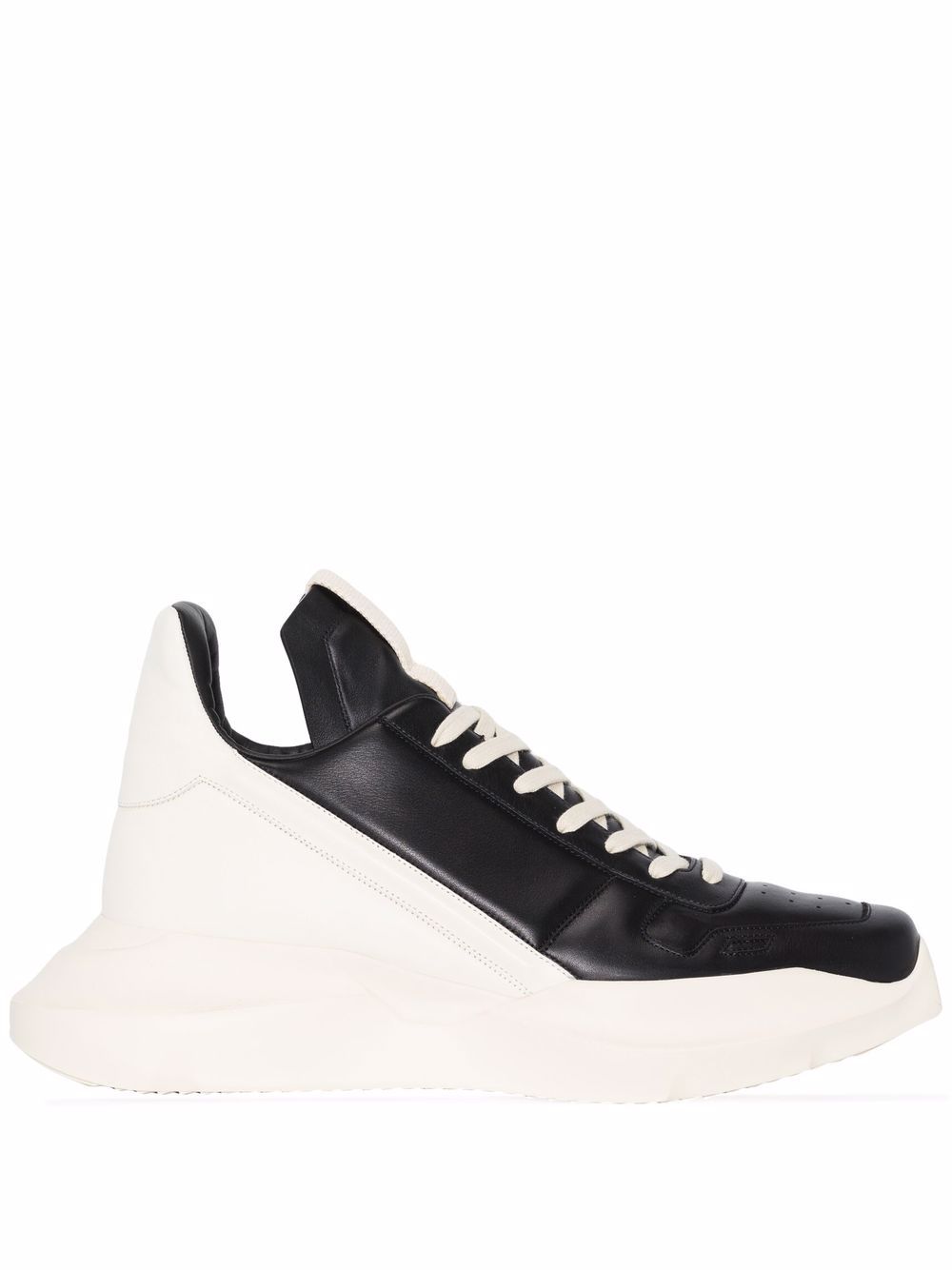 Rick Owens Geth Runner 高帮运动鞋 - 黑色