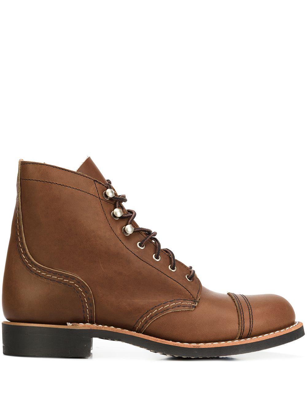 Red Wing Shoes 系带短靴 - 褐色