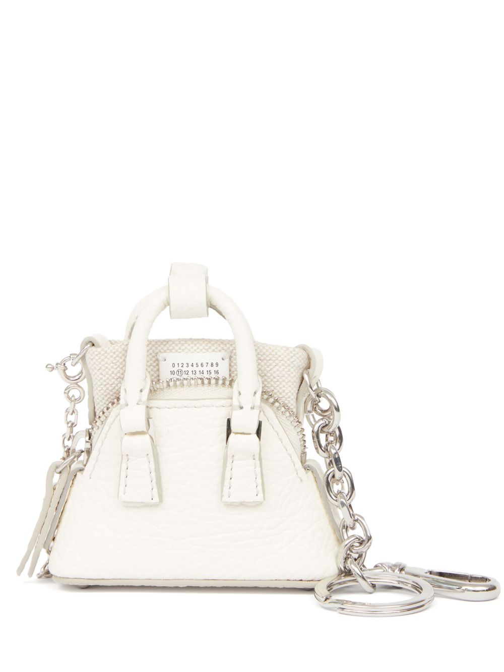 Maison Margiela 5AC 玩偶皮质钥匙扣 - 白色