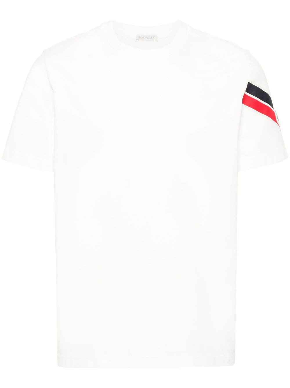 Moncler 标贴棉T恤 - 白色
