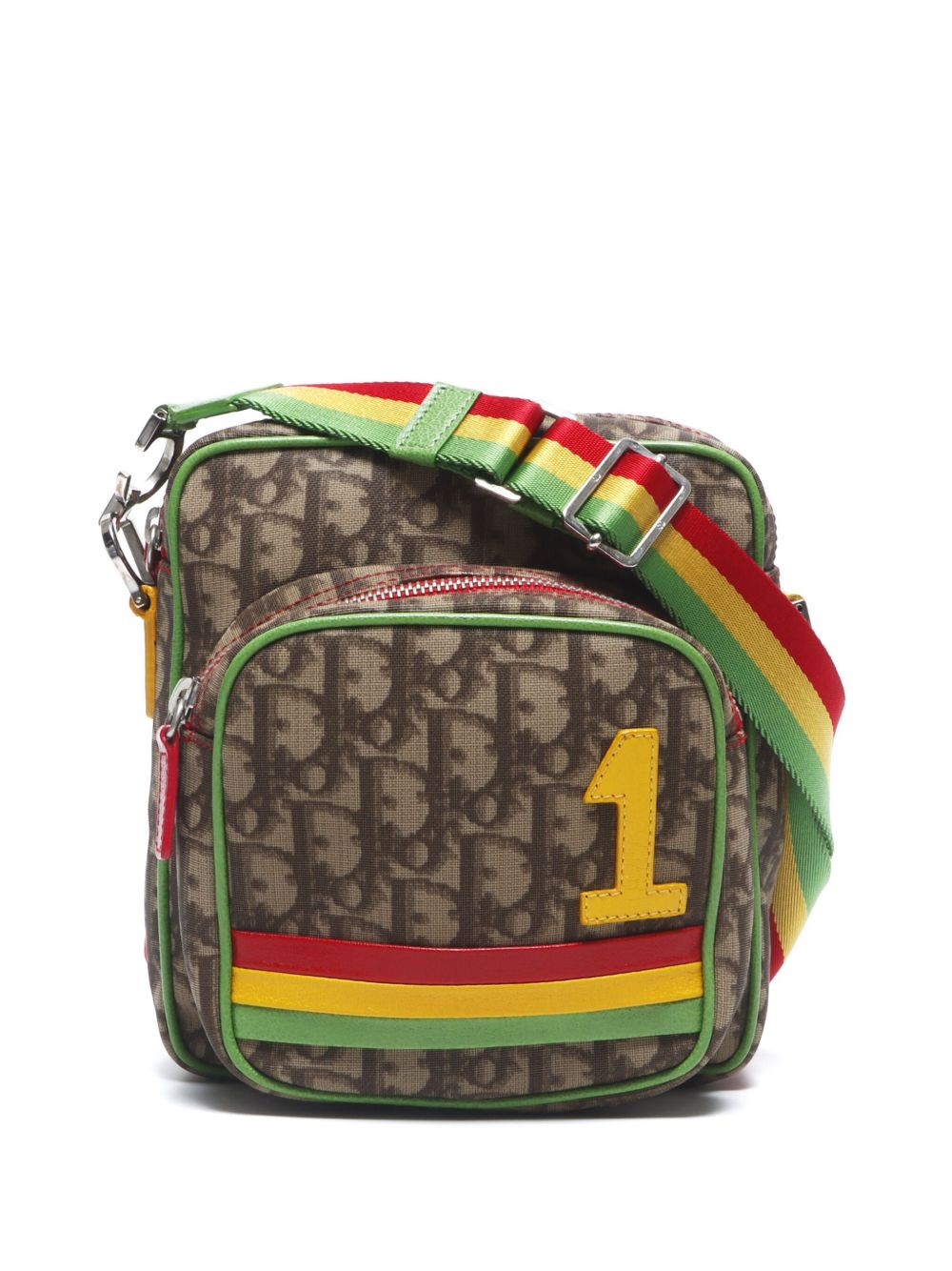Christian Dior Pre-Owned Rasta 斜挎包（2000年代典藏款） - 中性色
