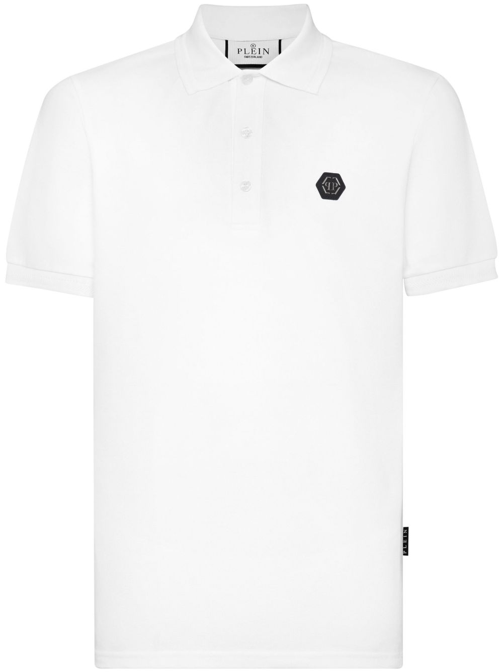 Philipp Plein Strass Teddy polo衫 - 白色
