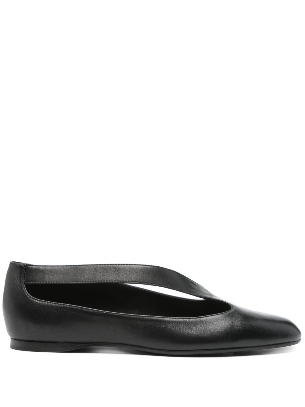 KHAITE Diana ballet flats - 黑色