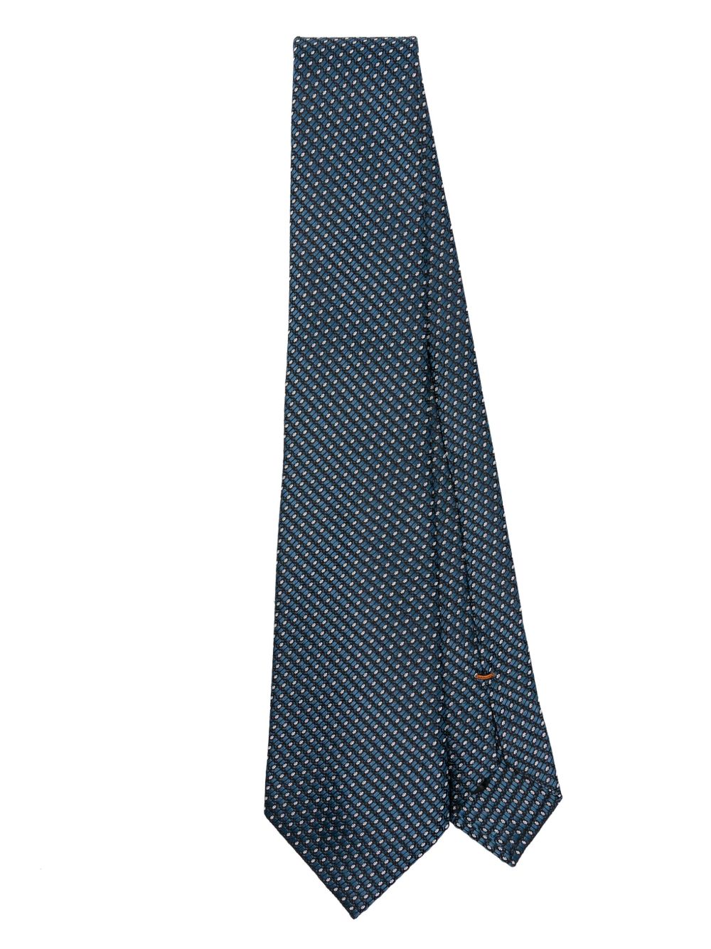 Zegna 真丝领带 - 蓝色